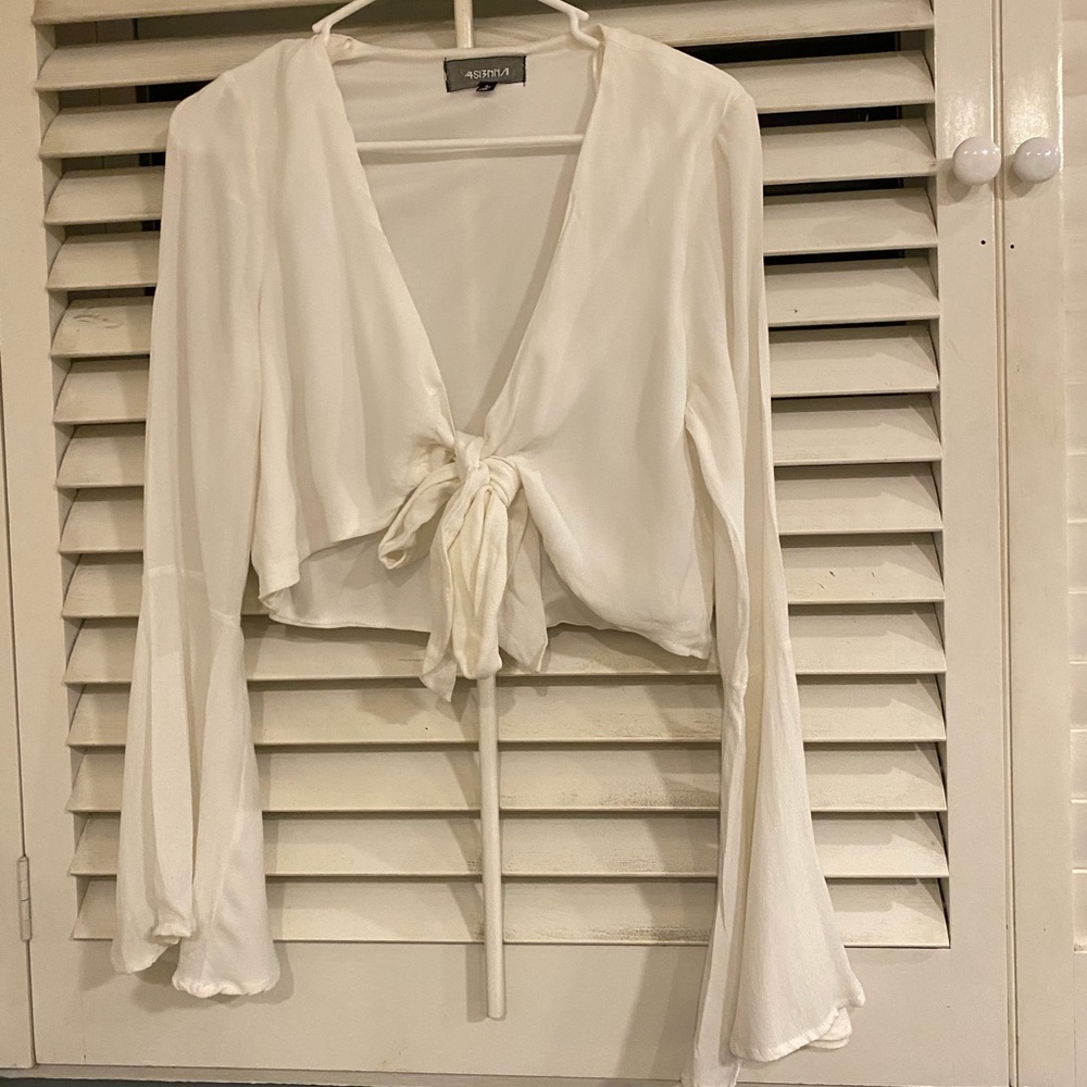 4SI3NNA tie front top